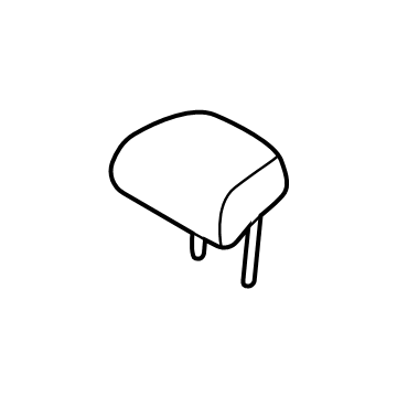 Hyundai 89705-AR020-E2F HEADREST ASSY-REAR SEAT CENTER