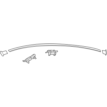 Hyundai 87230-AA000 Moulding Assembly-Roof,LH