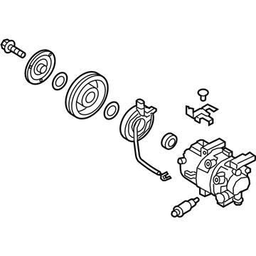 Hyundai Accent A/C Compressor - 97701-H9150