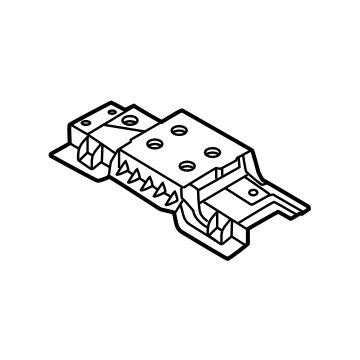 Hyundai 651C7-JI000 BRACE-CTR FLOOR TUNNEL FRT