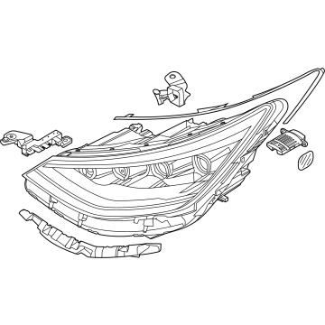 2023 Hyundai Sonata Hybrid Headlight - 92101-L5200