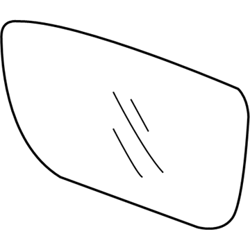 Hyundai 87621-3V920 Glass Holder Assembly-Outside Rear View,RH
