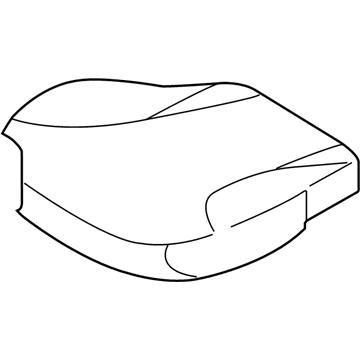 Hyundai 88170-2E110-J9F Front Driver Side Seat Cushion Covering
