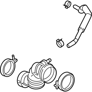 Hyundai Accent Air Intake Coupling - 28140-H9600