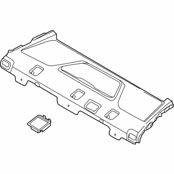 Hyundai 85610-T1CD0-NNB TRIM ASSY-PACKAGE TRAY