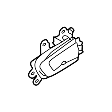 Hyundai 82610-L1000-NNB Door Inside Handle Assembly,Left