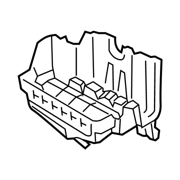 Hyundai 97137-GI000 CASE-HEATER & EVAPORATOR,LWR