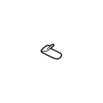 Hyundai 89397-K2000-UUG WEBBING GUIDE-RR SEAT BACK LH
