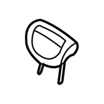 Hyundai 89700-4D180-CS2 Headrest Assembly-Rear Seat Center