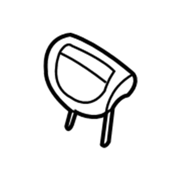 Hyundai 89700-4D162-CS2 Headrest Assembly-Rear Side