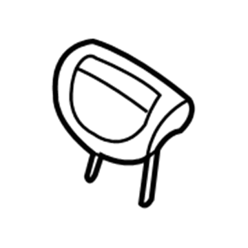 Hyundai 89700-4D161-CS2 Headrest Assembly-Rear Side