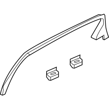 Hyundai 83910-T1010-4X COVER ASSY-RR DR FRAME INR,LH