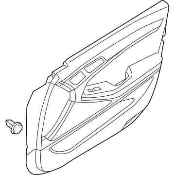 Hyundai 83306-T1390-NPQ PANEL ASSY-REAR DOOR TRIM,RH