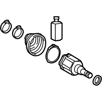 Hyundai 49635-D3740 Joint Kit-Rear Axle Differential Side