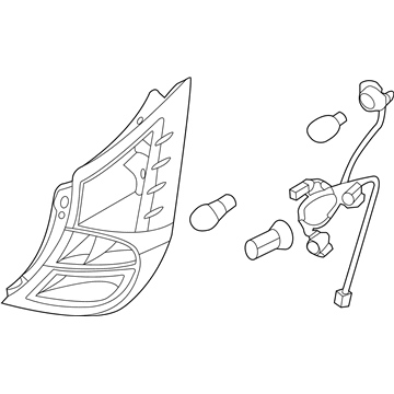 Hyundai Accent Back Up Light - 92402-1R210