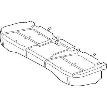 Hyundai 89150-BY000 Pad Assembly-Rear Seat Cushion