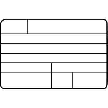Hyundai 32431-2JCN5 LABEL-EMISSION