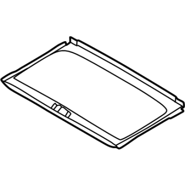 Hyundai 81666-J9000-NNB SUNSHADE ASSY-SUNROOF