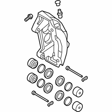 Hyundai Genesis G90 Brake Caliper - 58180-D2A80
