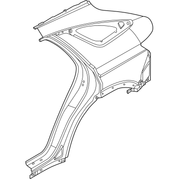 Hyundai 71503-ITC00 PANEL ASSY-QUARTER OUTER,LH
