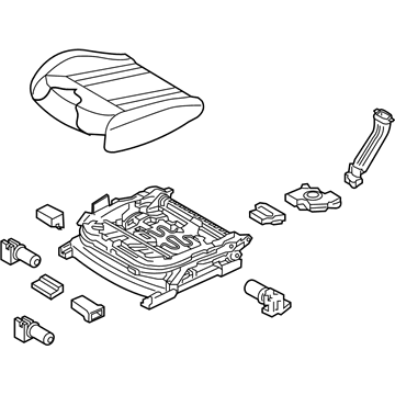 Hyundai 88200-B1220-PPR Cushion Assembly-Front Seat,Passenger