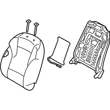 Hyundai 88400-3Q052-YS3 Back Assembly-Front Seat Passenger