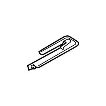 Hyundai 89527-S8010-WDN COVER-RAIL OTR RH