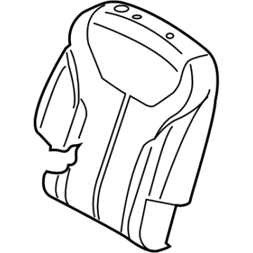 Hyundai 89360-S8340-UBX Rear Seat Cushion Covering, Left