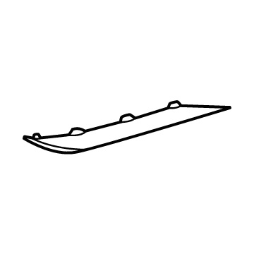 Hyundai 86694-S8CA0 MOULDING-REAR BUMPER,LH