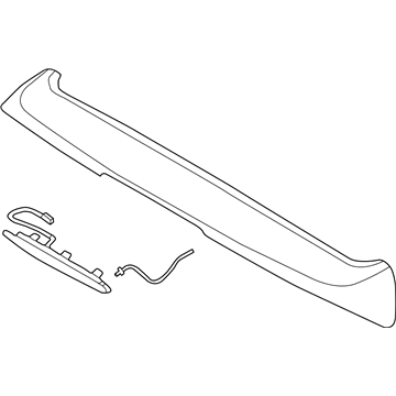 2012 Hyundai Accent Spoiler - 87210-1R200