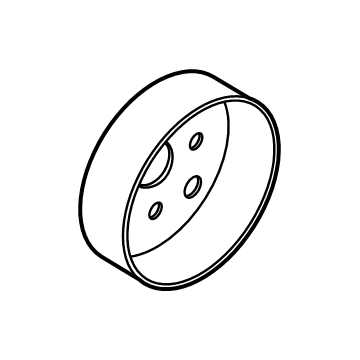 Hyundai Accent Water Pump Pulley - 25221-2M000