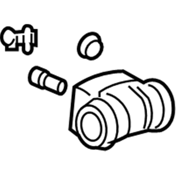58330-0P000 Hyundai Cylinder Assembly-Wheel Illustration 1 of 1