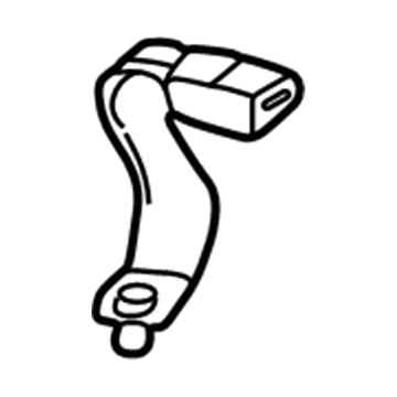 Hyundai 89840-38040-SR Buckle Assembly-Rear Seat Belt Mini,Center