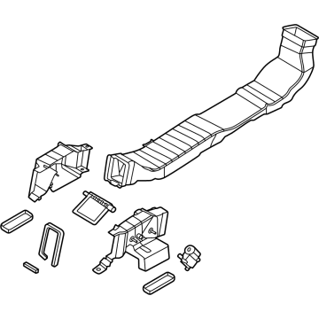 Hyundai 97010-KL000 DUCT ASSY-RR VENT