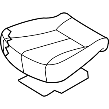 Hyundai 89200-4J110-CS6 Cushion Assembly-Rear 2ND Seat,RH