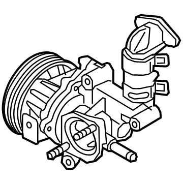Hyundai Elantra Water Pump - 25100-03HB0