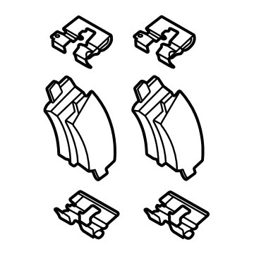 2021 Hyundai Sonata Brake Pad Set - 58302-L1A75