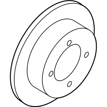 Hyundai Kona Electric Brake Disc - 58411-D4650