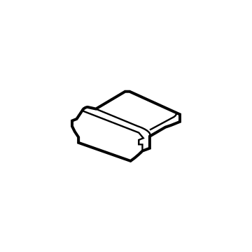 Hyundai 87243-J0000 Piece-Roof Garnish End Front,RH