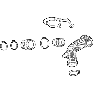 Hyundai 28140-J3800 Hose Assembly-Air Intake