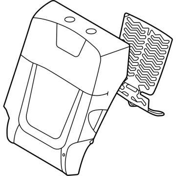 Hyundai 89350-N9010 Pad Assembly-Rear Seat Back,LH