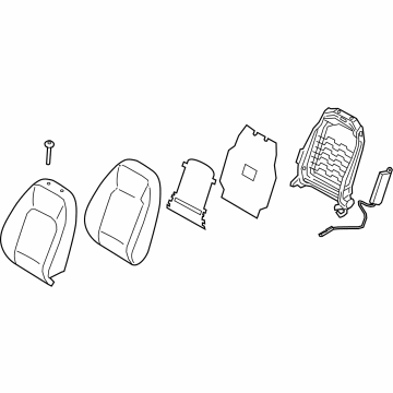 Hyundai 88A40-AA440-NL8 Back Assembly-FR Seat,RH