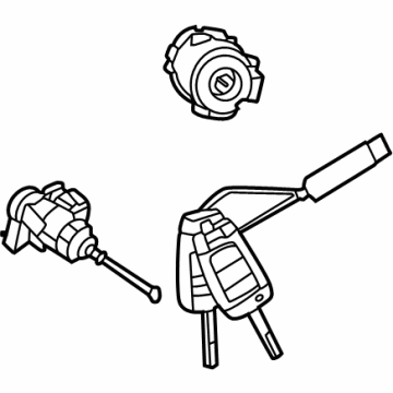 Hyundai 81900-N9D00 Key Sub Set-Steering Lock