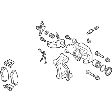 Hyundai Veloster Brake Caliper - 58311-J3A40