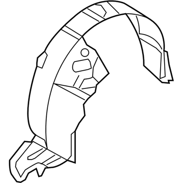 Hyundai 86812-3K500 Guard Assembly-Front Wheel,RH