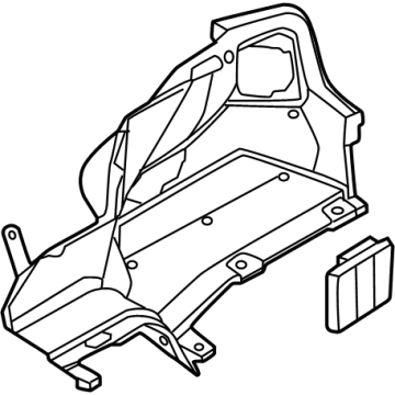 Hyundai 85740-JI011-NNB TRIM ASSY-LUGGAGE SIDE RH