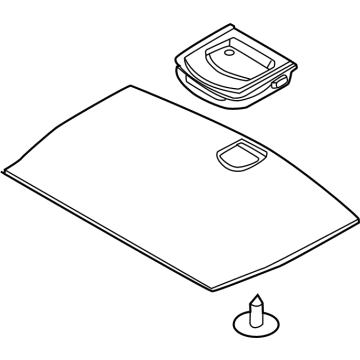 Hyundai 85710-JI000-NNB MAT ASSY-LUGGAGE COVERING