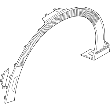 Hyundai 87758-G2000 Clip-Side Sill Moulding Mounting