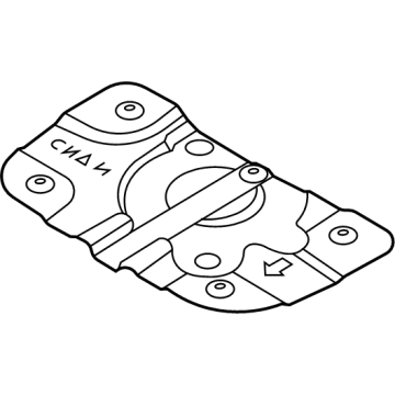 Hyundai 28795-AA900 Panel-Heat Protector,RR