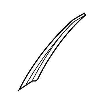 Hyundai Genesis Electrified G80 Door Moldings - 82260-T1000